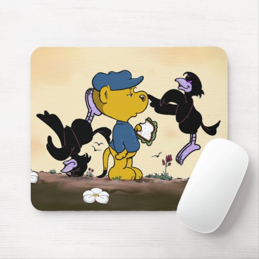 Tapis De Souris Ferald et Pesky Crows (Avec souris)