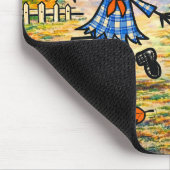 Tapis De Souris Ferme de l'Épouvantail Automnal Fantaisiste (Coin)