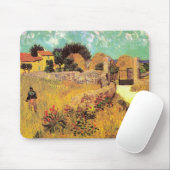 Tapis De Souris Ferme en Provence par Vincent van Gogh (Avec souris)