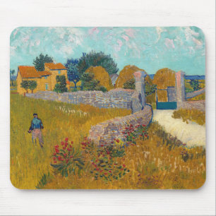 Tapis De Souris Ferme en Provence Vincent van Gogh 1888 France