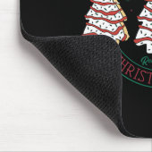 Tapis De Souris Ferme Fraîche Arbre de Noël Frosting Gelé Gelé De (Coin)