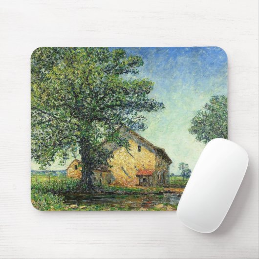 Tapis De Souris Ferme française à La Petite Mare (par Francis Pica (Avec souris)