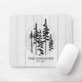 Tapis De Souris Ferme Rustique moderne de pins (Avec souris)