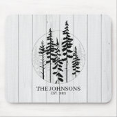 Tapis De Souris Ferme Rustique moderne de pins (Devant)