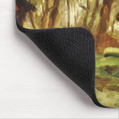 Tapis De Souris Ferme sous des arbres (Coin)