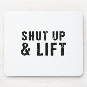 Tapis De Souris Fermer Et Ascenseur Motivationnel Citation Fitness