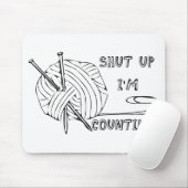 Tapis De Souris Fermer, je compte (Avec souris)