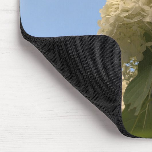 Tapis De Souris Fermer Lime Hydrangeas pointant vers le ciel Mouse (Coin)