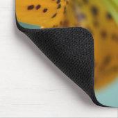 Tapis De Souris Fermez-vous d'un lis jaune (Coin)