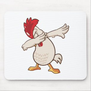 Tapis De Souris Fermier de Dabbing de poulet danse de Dab