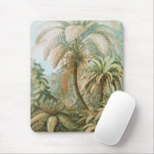 Tapis De Souris Ferns, Filicinae Laubfarne par Ernst Haeckel (Avec souris)