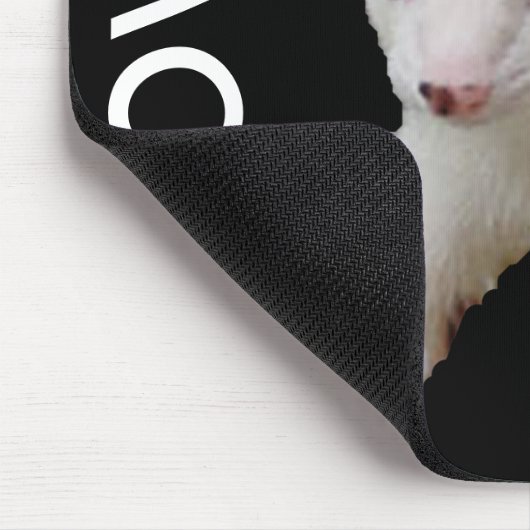 Tapis De Souris Ferret Bébé Blanc (Coin)