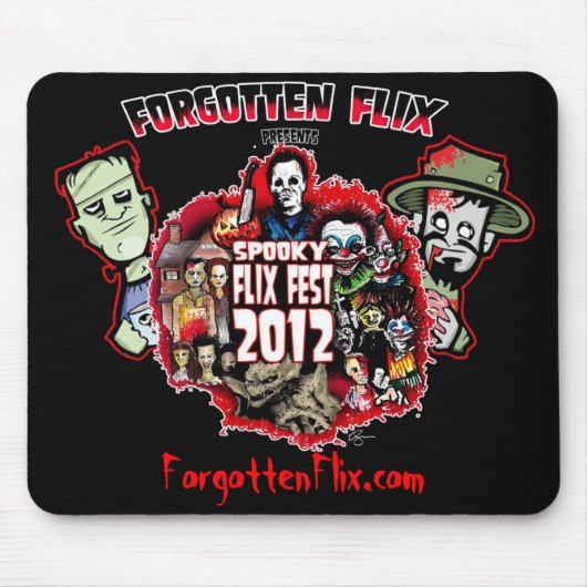 Tapis De Souris Fest éffrayant de Flix Mousepad 2012 (Devant)