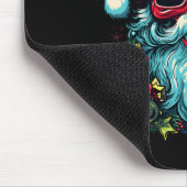 Tapis De Souris Festif Edge Edgy Crâne de Noël Design graphique (Coin)