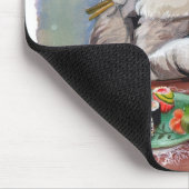Tapis De Souris Festin de fantaisie de chat de sushi (Coin)