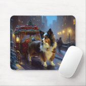 Tapis De Souris Festin de Noël de Papillon (Avec souris)