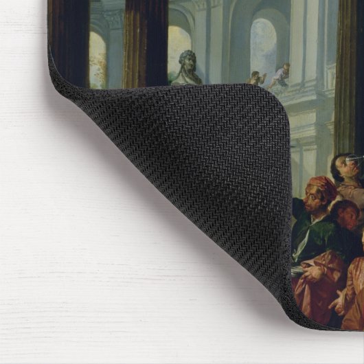 Tapis De Souris Festin sous un portique ionique, c.1720-25 (Coin)