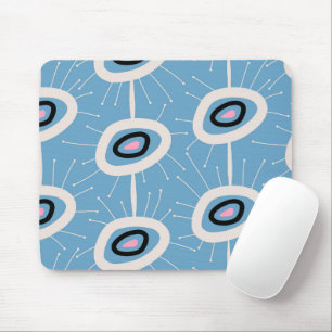 Tapis De Souris Festive Abstraite du milieu du siècle moderne