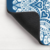 Tapis De Souris Festive Blue Mandala (Coin)