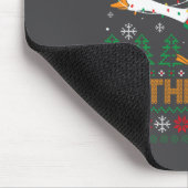 Tapis De Souris Festive Goose On The Loose Funny Gingerbread Ugly  (Coin)