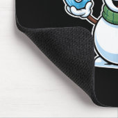 Tapis De Souris Festive Snowman Christmas Winter Cheer 67 Number  (Coin)