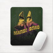 Tapis De Souris Fêtards de Mardi Gras (Avec souris)