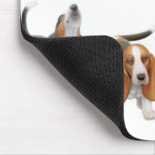 Tapis De Souris Fêtards Mousepad de Basset Hound (Coin)