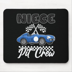 Tapis De Souris Fête d'anniversaire de course de voiture de course