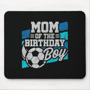 Tapis De Souris Fête d'anniversaire de football - Maman d'annivers