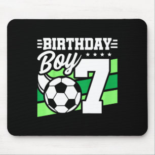 Tapis De Souris Fête d'anniversaire de football pour enfants - Gar