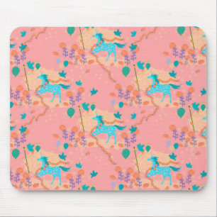 Tapis De Souris Fête d'anniversaire de la licorne