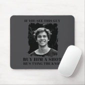 Tapis De Souris Fête de bachelor drôle pour hommes  (Avec souris)