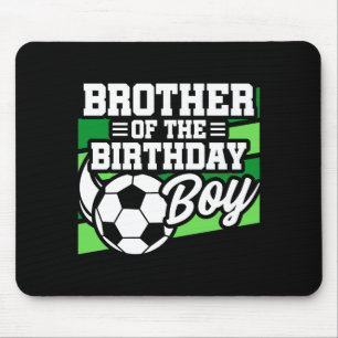 Tapis De Souris Fête de football de soccer pour enfants Frère du g