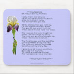 Tapis De Souris FÊTE DE LA MÈRE OU ANNIVERSAIRE DES MÈRES Iris & P<br><div class="desc">Le poème populaire de Skye "The Lessons ~ (A Poem for my Mother") embellit ce bel objet cadeau pour n'importe quelle maman méritant ! Des cadeaux plus délicieux peuvent être trouvés dans notre galerie de cette série d'articles de fête des mères et d'anniversaire de la mère et de gratitude. 25%...</div>