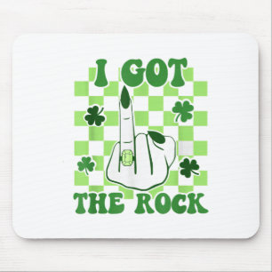 Tapis De Souris Fête de la Saint-Patrick pour célibataire avec le