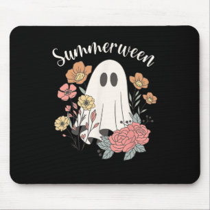 Tapis De Souris Fête de l'été Wildflower Drôle Fantôme Saison effr