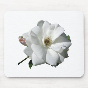 Tapis De Souris Fête de Mariage Fleurs de Rosée Blanche Destinée