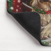Tapis De Souris Fête de Noël du chien du Labrador (Coin)