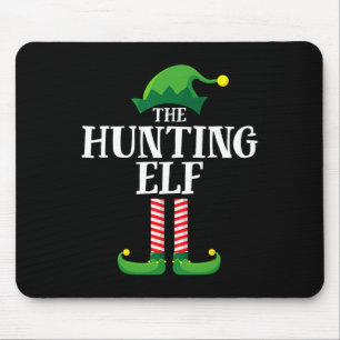 Tapis De Souris Fête de Noël du groupe Famille de jumelage des elf