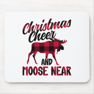 Tapis De Souris Fête De Noël Et Oie Près - Moose 2