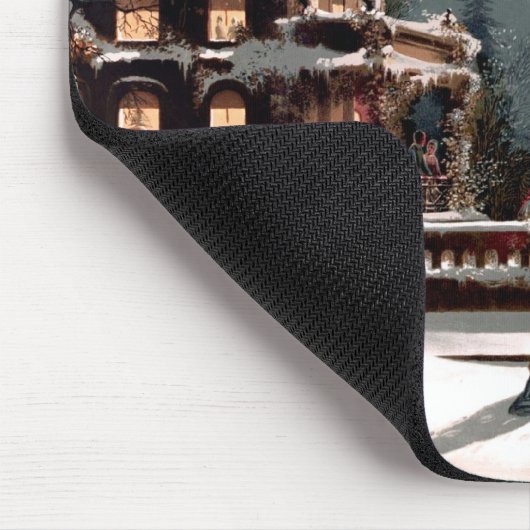 Tapis De Souris Fête de Noël Mousepad (Coin)