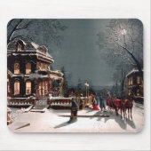Tapis De Souris Fête de Noël Mousepad (Devant)