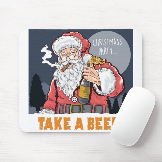 Tapis De Souris Fête de Noël Mousepad (Avec souris)