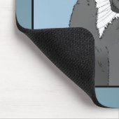 Tapis De Souris Fête des pères d'adoption du père de chat (Coin)