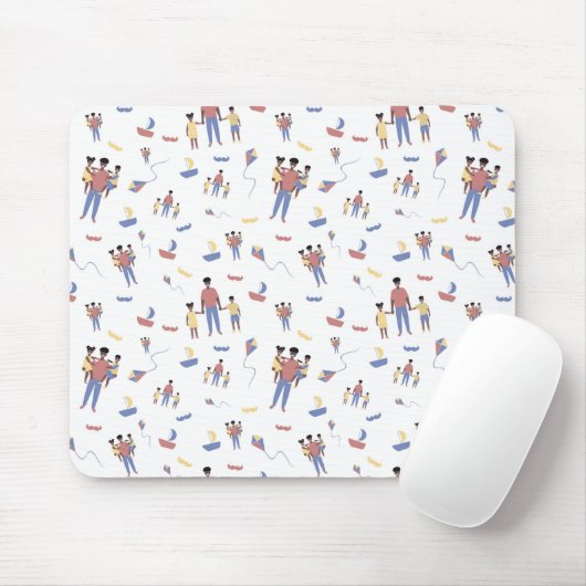 Tapis De Souris Fête des pères Mousepad (Avec souris)