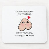 Tapis De Souris Fête des pères papa pas drôle (Devant)