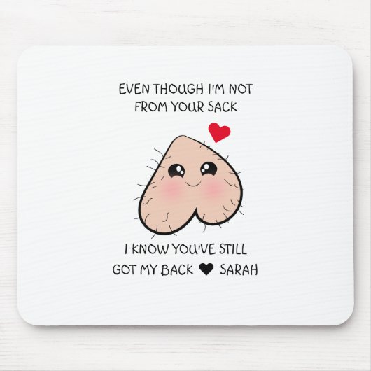 Tapis De Souris Fête des pères papa pas drôle (Devant)