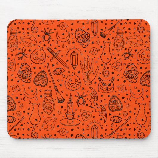 Tapis De Souris Fête d'Halloween (Devant)