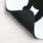 TAPIS DE SOURIS FÊTE D'HALLOWEEN CHAT NOIR (Coin)