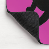 TAPIS DE SOURIS FÊTE D'HALLOWEEN CHAT NOIR (Coin)